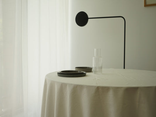 RHEA PLATE GREY – 22cm