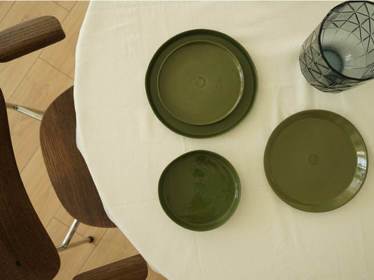 RHEA PLATE GREEN – 25cm
